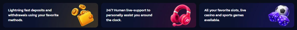 rapter casino features