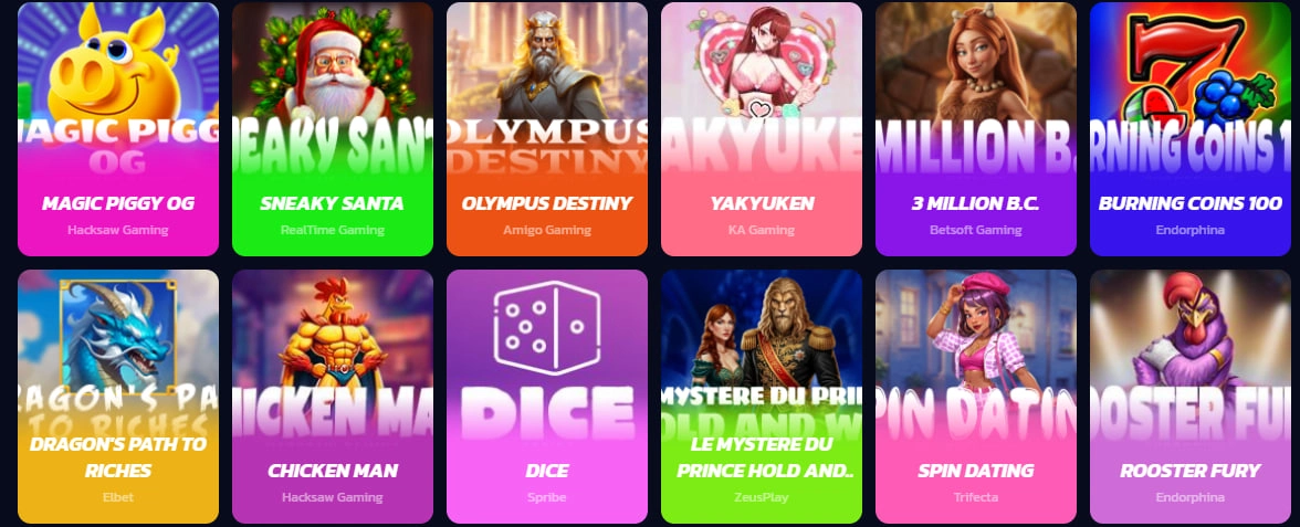 rapter casino new games